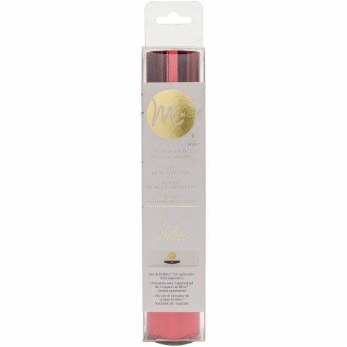 Heidi Swapp Minc Reactive Foil 6 X5' Roll-Red Perspective: front