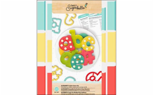 Sweet Sugarbelle Cookie Cutter Set 27/Pkg-Alphabet Perspective: front