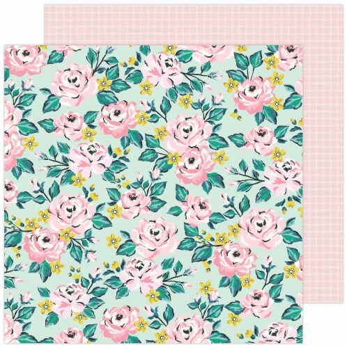 Maggie Holmes Garden Party Double-Sided Cardstock 12 X12 -Blooming Perspective: front