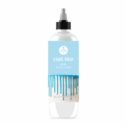 AC Food Crafting Blue Vanilla Flavor Cake Drip Perspective: front