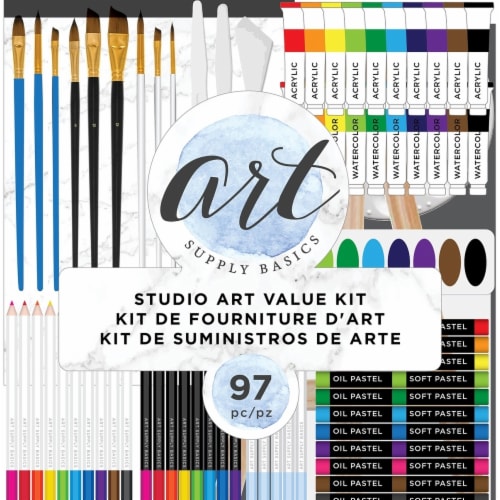 Art Supply Basics Art Kit 97/Pkg-Studio Perspective: front