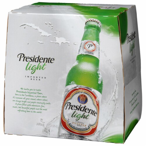 Presidente Light Pilsner Beer Perspective: front
