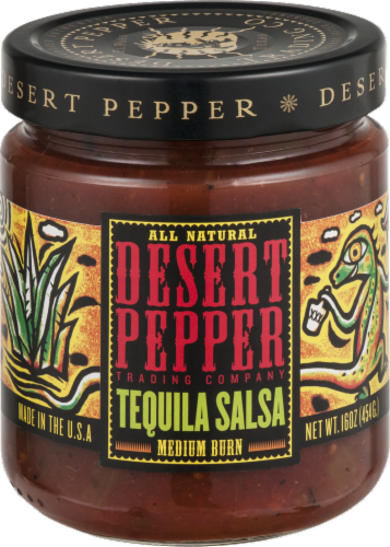 Desert Pepper Tequila Salsa Perspective: front