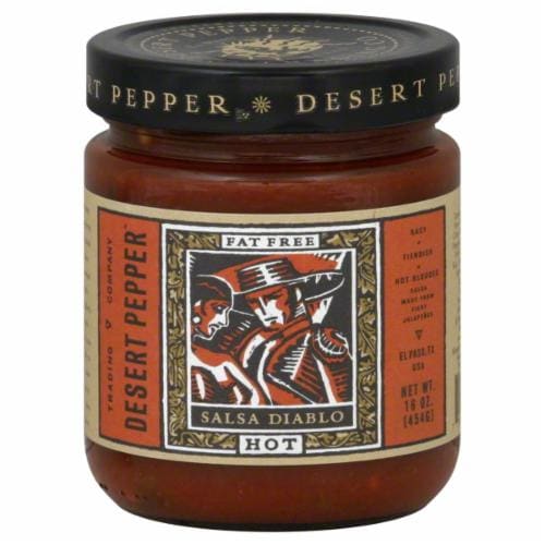 Desert Pepper Hot Salsa Diablo Perspective: front