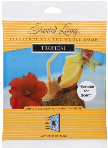 PuraFilter Scented Living Tropical Air Filter Fragrance Perspective: front