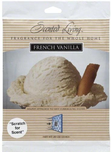 Scented Living™ French Vanilla Air Filter Fragrance Perspective: front