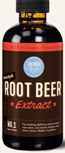 The Big H Homestyle Root Beer Extract Perspective: front