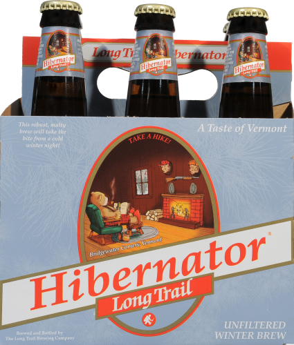 Long Trail Seasonal Hibernator Beer Perspective: front