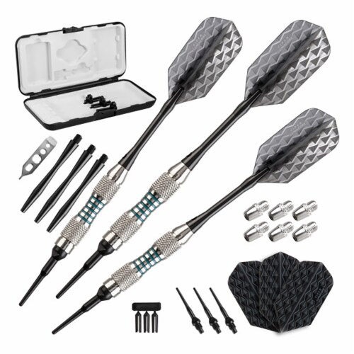 Elkadart Storm Soft Tip Darts Red Rings 17 Grams 