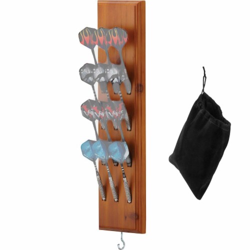 Viper Dart Caddy Solid Wood Wall Mounted Dart Holder: Ultimate Game Room Upgrade
