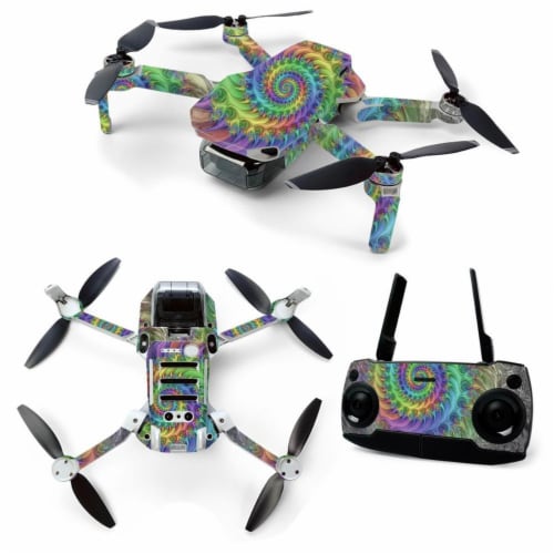 MightySkins DJMAVMIN-Tripping Skin for DJI Mavic Mini Portable Drone Quadcopter - Tripping Perspective: front