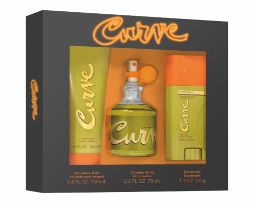 Elizabeth Ariden Men's Curve Fantasia Fragrance Set Perspective: front