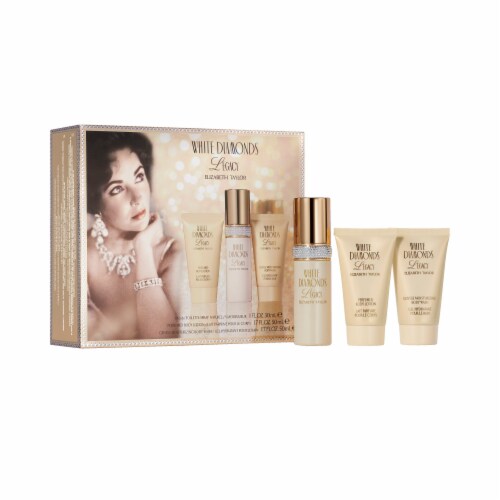 Elizabeth Taylor White Diamonds Legacy 3pc Gift Set for Women Perspective: front