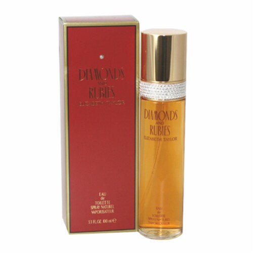 Diamonds & Rubies Eau De Toilette Spray For Women By Elizabeth Taylor - 3.3  Oz / 100 Ml, 3.3 oz. - Baker's