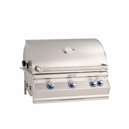 Fire Magic A540I-7EAN 30 in. Aurora Built-In Gas Grill with Analog Thermometer - Natural Gas Perspective: front