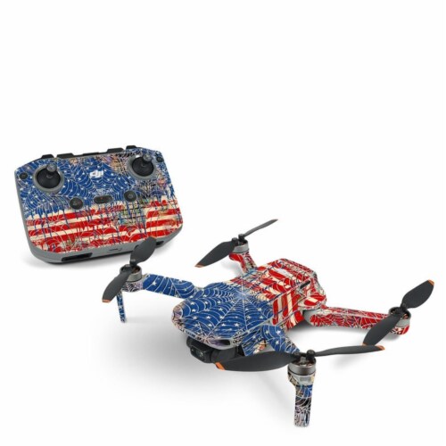 DecalGirl DJIMM2 COBWFLAG DJI Mavic Mini 2 Skin Cobweb Flag 1