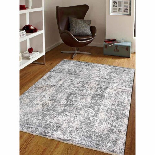 Pick ‘n Save - Glitzy Rugs UBSM00080C0004A15 8 x 10 ft. Machine Woven  Crossweave Polyester Oriental Rectangl, 1