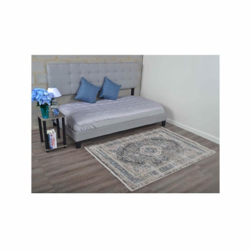 Glitzy Rugs UBSM00091M0000A99 1 ft. 8 in. x 2 ft. 10 in. Machine Woven Crossweave Polyester O Perspective: front