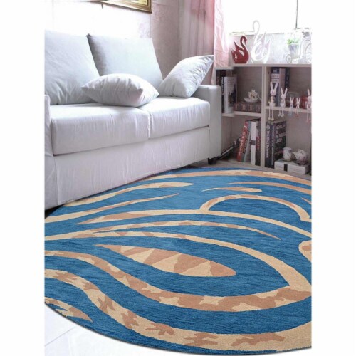 Glitzy Rugs UBSK00264T0003B13 10 x 10 ft. Hand Tufted Wool 
