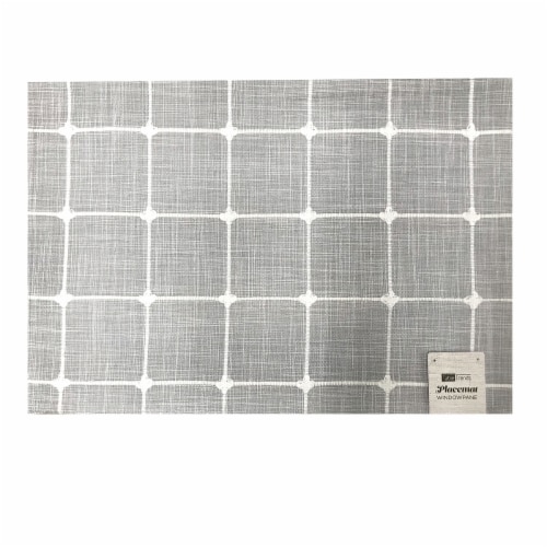 Arlee Home Fashions Table Trends Placemat - Windowpane Plaid Perspective: front