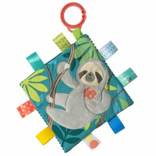 Mary Meyer® Taggies Crinkle Me Molasses Sloth Stroller Toy Perspective: front