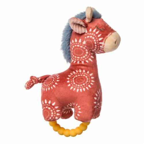 Mary Meyer Baby Giraffe Teether Rattle Perspective: front