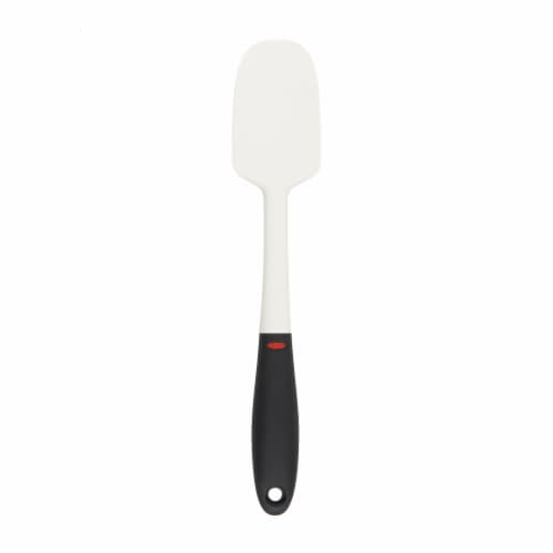OXO Softworks Silicone Spoon Spatula - White Perspective: front