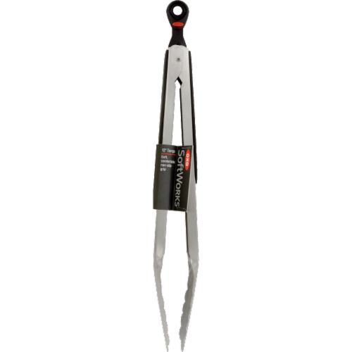 OXO Soft Works Tongs - Silver Perspective: front