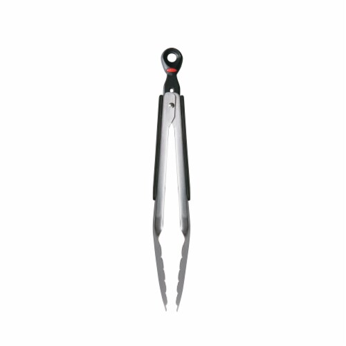 OXO SoftWorks Stainless Steel Tongs - Silver Perspective: front
