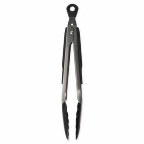  OXO Good Grips 9-Inch Tongs with Silicone Heads, Black