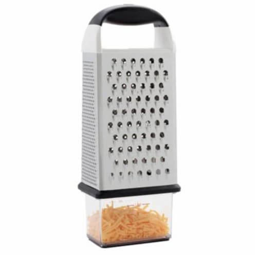 OXO Good Grips Box Grater - Silver and black EUC