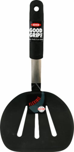 OXO Good Grips Silicone Flexible Pancake Turner - Black Perspective: front