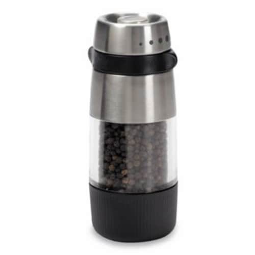 OXO Good Grips® Mess-Free Pepper Grinder Perspective: front