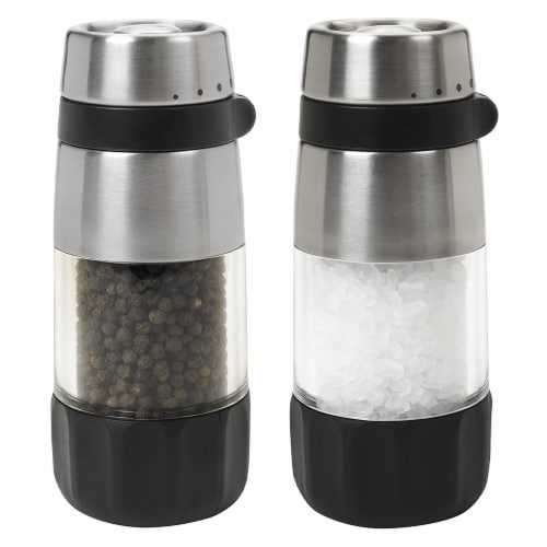 OXO Good Grips Sleek Adjustable Salt and Pepper Mill Set