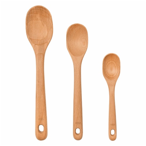 OXO Good Grips Wooden Spoon Set Perspective: front
