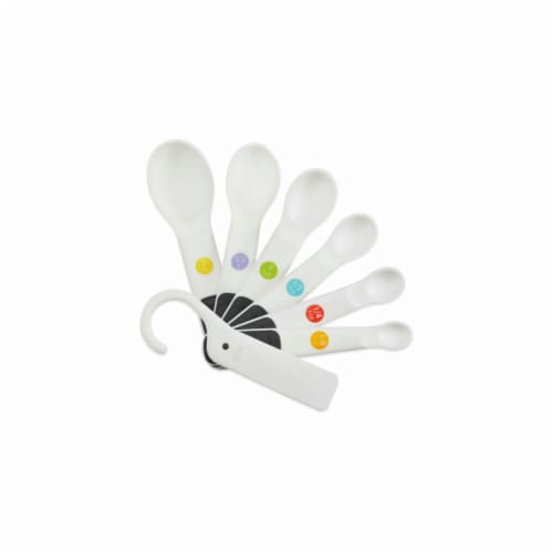 OXO Good Grips Plastic Measuring Spoon Set - White Perspective: front