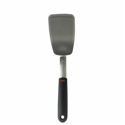 OXO SoftWorks Silicone Flexible Turner - Black Perspective: front