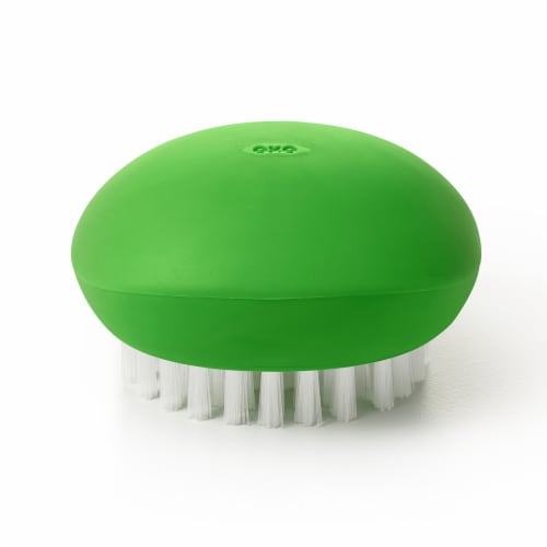 Libman Curved Kitchen Brush, Green