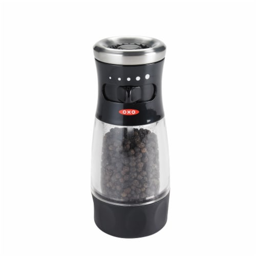 OXO Soft Works Ceramic Pepper Grinder - Black/Clear, 1 ct - Fry's Food  Stores