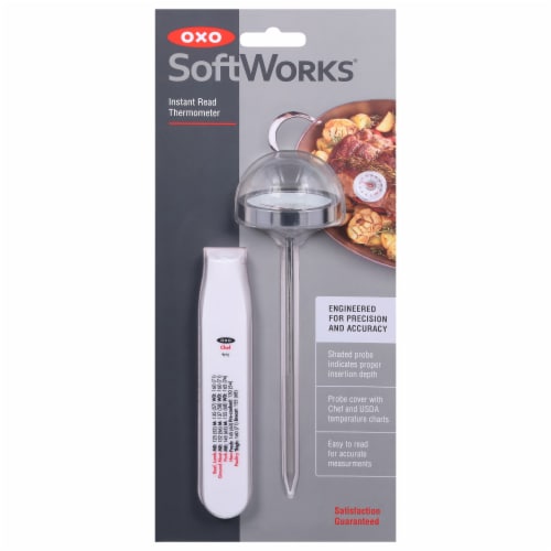 OXO Soft Works Digital Instant Read Thermometer - Gray/White, 1 ct - Kroger