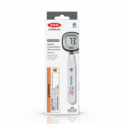 OXO Soft Works Digital Instant Read Thermometer - Gray/White, 1 ct - Kroger