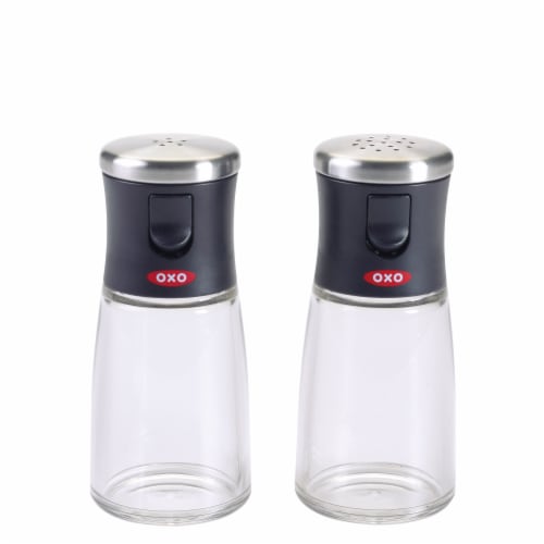 OXO Softworks® Salt & Pepper Shaker Set Perspective: front