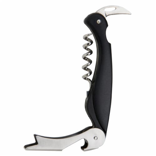 OXO Soft Works Waiter's Corkscrew - Black Perspective: front