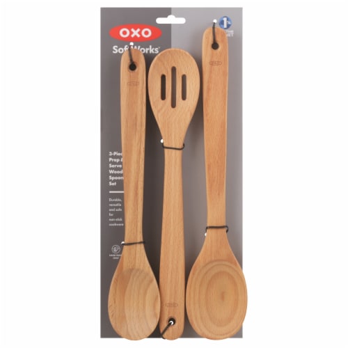 OXO Good Grips Wooden Utensil Set, 3 pc - Kroger