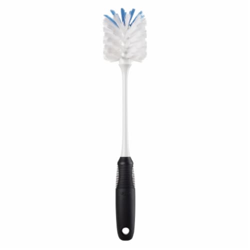 OXO Good Grips Flexible Neck Bottle Brush, Black/White