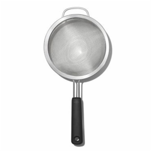 OXO Good Grips Silver Double Rod Strainer Perspective: front