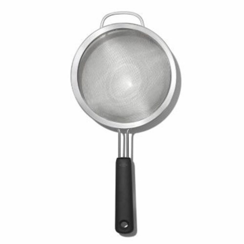 OXO Good Grips Silver Double Rod Strainer Perspective: front