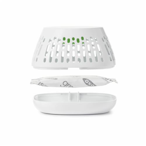 OXO Greensaver Standing Crisper Drawer Insert - White Perspective: front