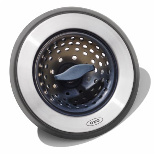 OXO Good Grips Satin Nickel Stainless Steel Kitchen Sink Strainer - Total  Qty: 1, Count of: 1 - Kroger