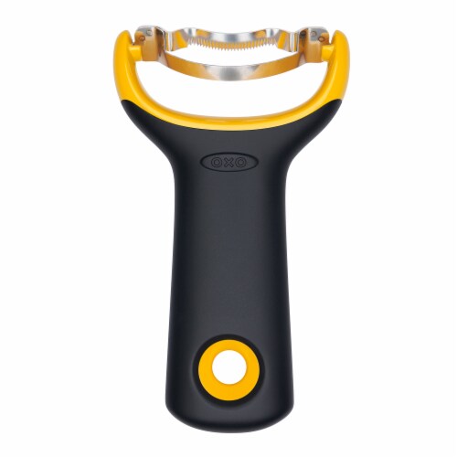 OXO Corn Prep Peeler - Black/Yellow Perspective: front
